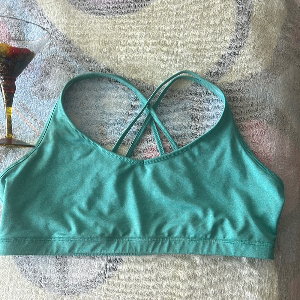 GAP Fit Women's Teal Strappy Sports Bra